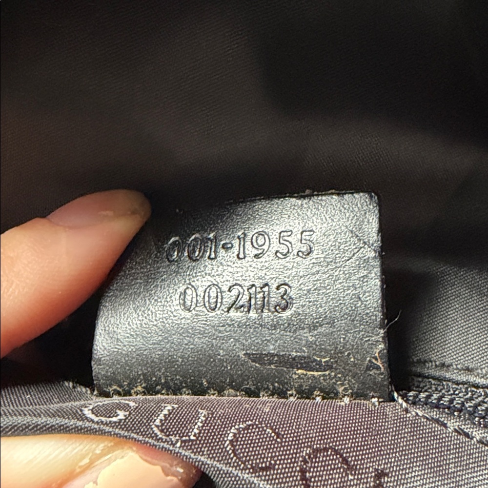 GUCCI Black Nylon Leather Hobo Bag - Picture 11 of 11